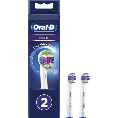 ORALB OPZETBORSTEL 3DW 2CT WHITE - Borstels - 221650
