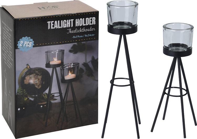 THEELICHTHOUDER GLAS OP METAAL VOET 2ST - Cc5056040 composition 001 10 07 19  - CC5056040