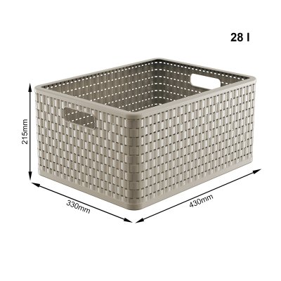ROTHO DESSIN MAND A4+ 28L CAPPUCCINO - Rotho 28 ltr - *0010234067