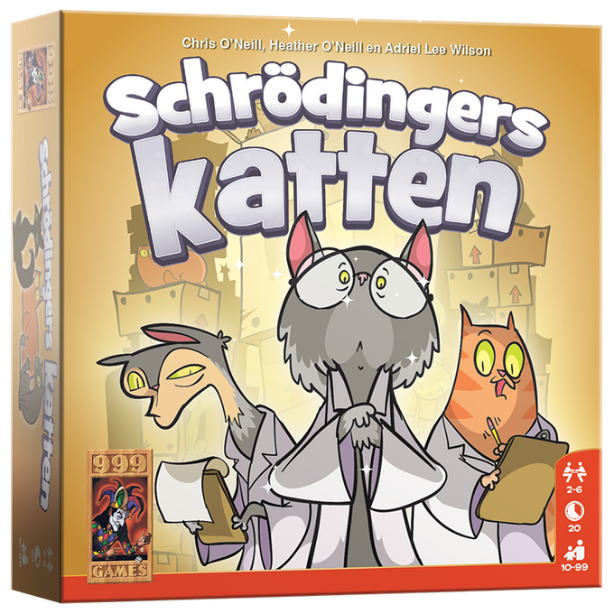 SPEL SCHR&Ouml;DINGERS KATTEN - Schrodingerskatten l - 999-SCH01