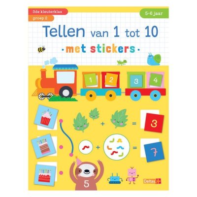 DELTAS TELLEN VAN 1 TOT 10 MET STICKERS - Tellen - 0642460