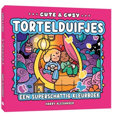 CUTE &amp; COSY TORTELDUIFJES KLEURBOEK - Tortelduif - *0010260724